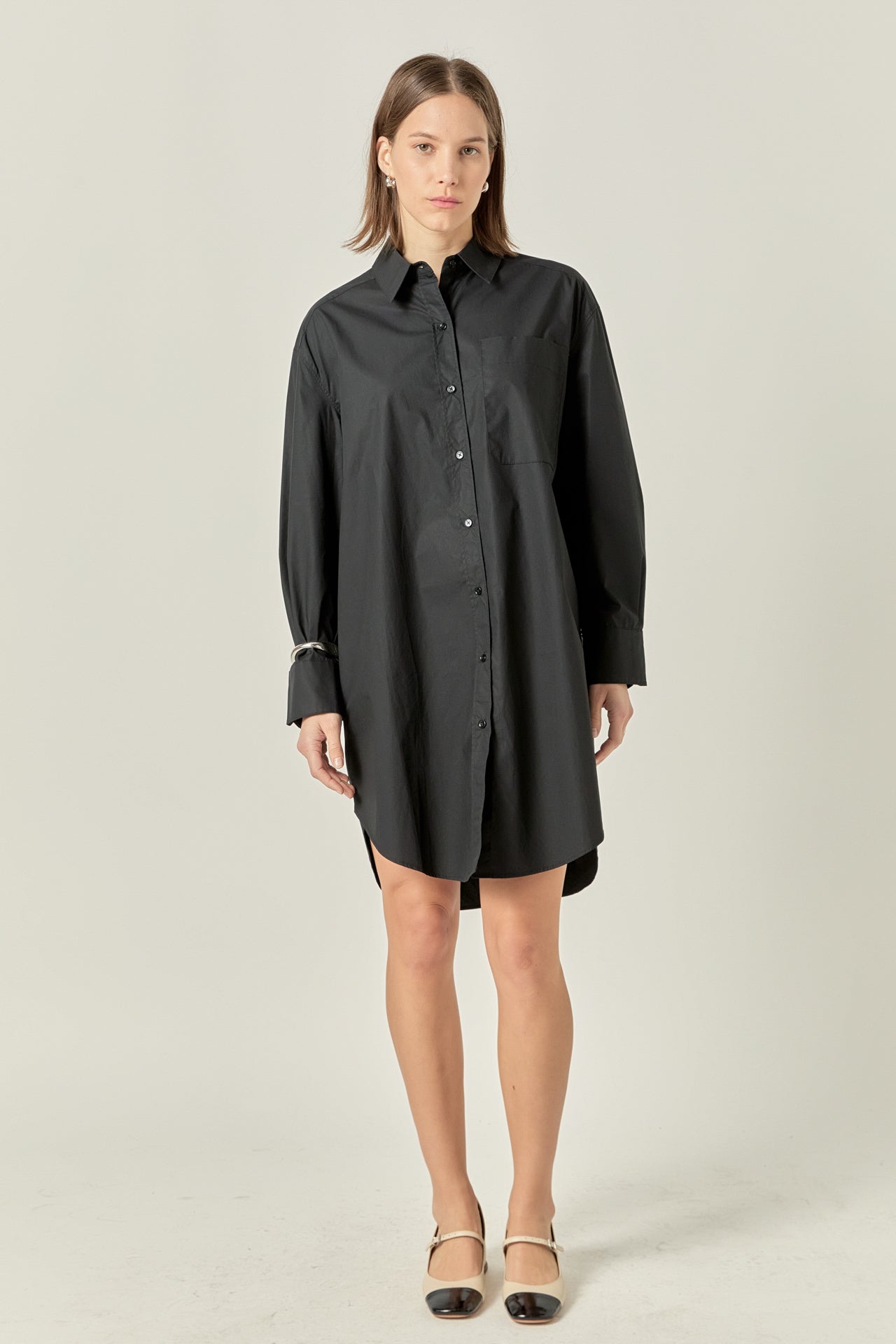 ENGLISH FACTORY - Classic Collared Dress Shirt - DRESSES available at Objectrare
