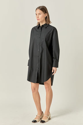 ENGLISH FACTORY - Classic Collared Dress Shirt - DRESSES available at Objectrare