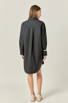 ENGLISH FACTORY - Classic Collared Dress Shirt - DRESSES available at Objectrare