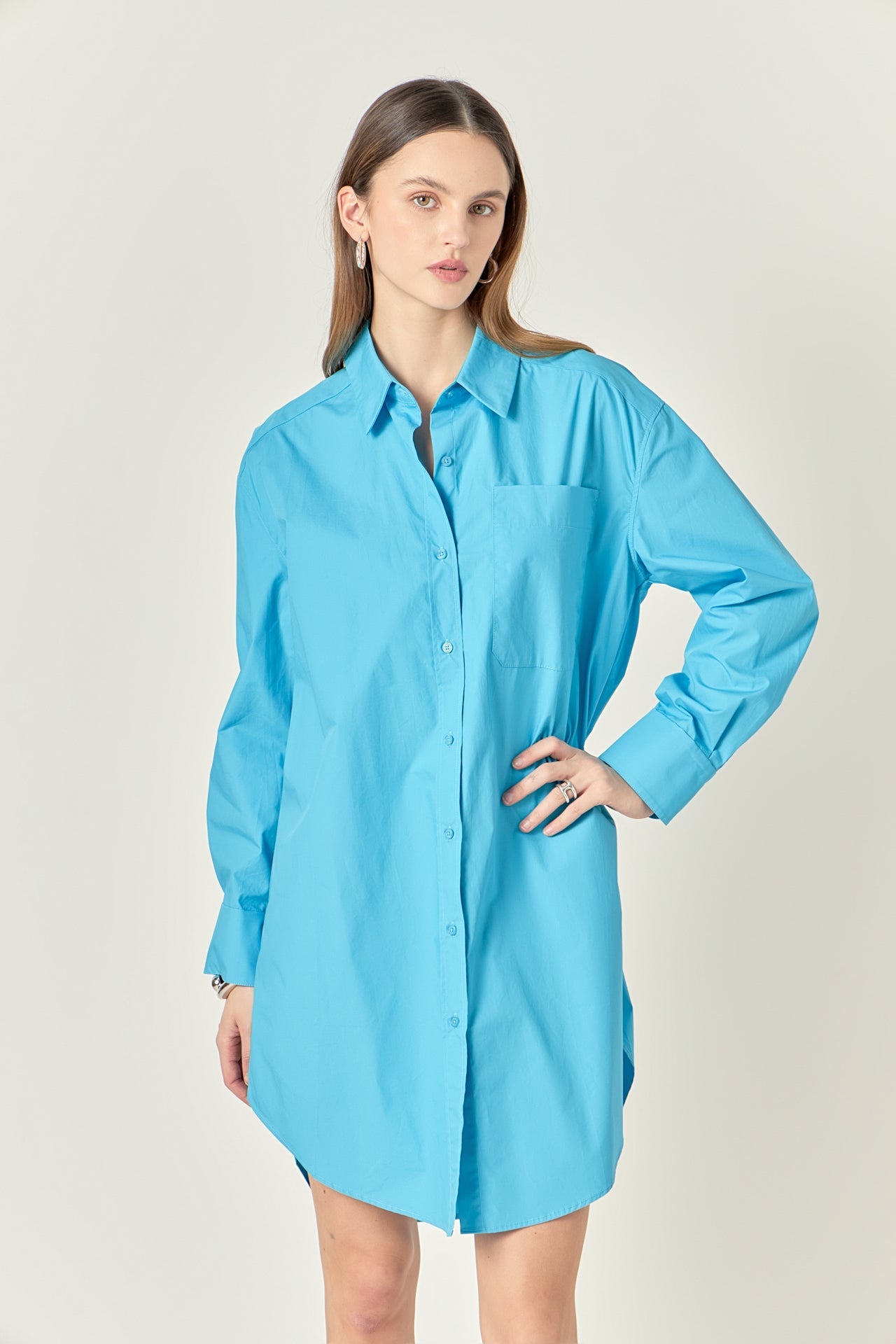ENGLISH FACTORY - Classic Collared Dress Shirt - DRESSES available at Objectrare