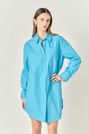 ENGLISH FACTORY - Classic Collared Dress Shirt - DRESSES available at Objectrare