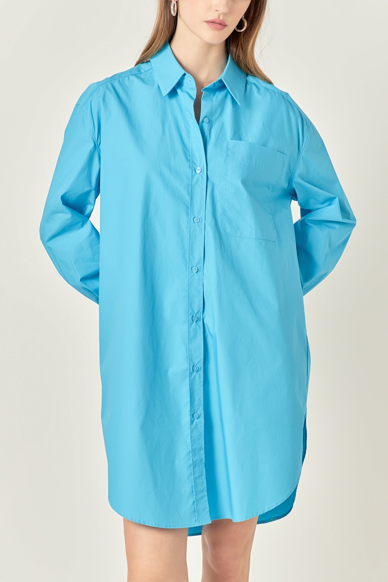 ENGLISH FACTORY - Classic Collared Dress Shirt - DRESSES available at Objectrare