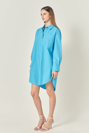 ENGLISH FACTORY - Classic Collared Dress Shirt - DRESSES available at Objectrare
