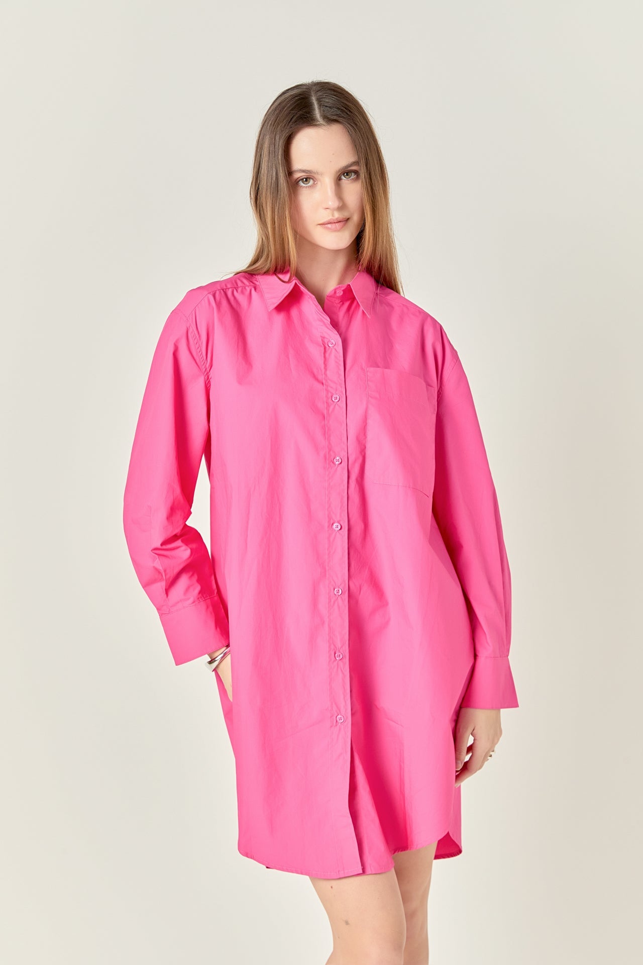 ENGLISH FACTORY - Classic Collared Dress Shirt - DRESSES available at Objectrare