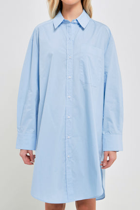 ENGLISH FACTORY - Classic Collared Dress Shirt - DRESSES available at Objectrare