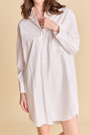 ENGLISH FACTORY - Classic Collared Dress Shirt - DRESSES available at Objectrare