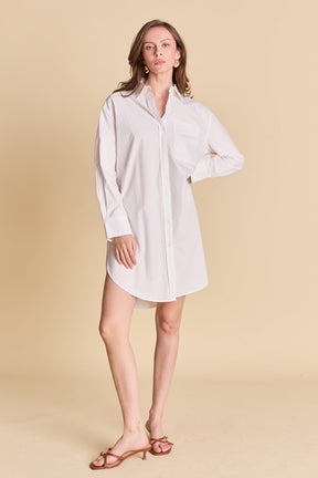 ENGLISH FACTORY - Classic Collared Dress Shirt - DRESSES available at Objectrare
