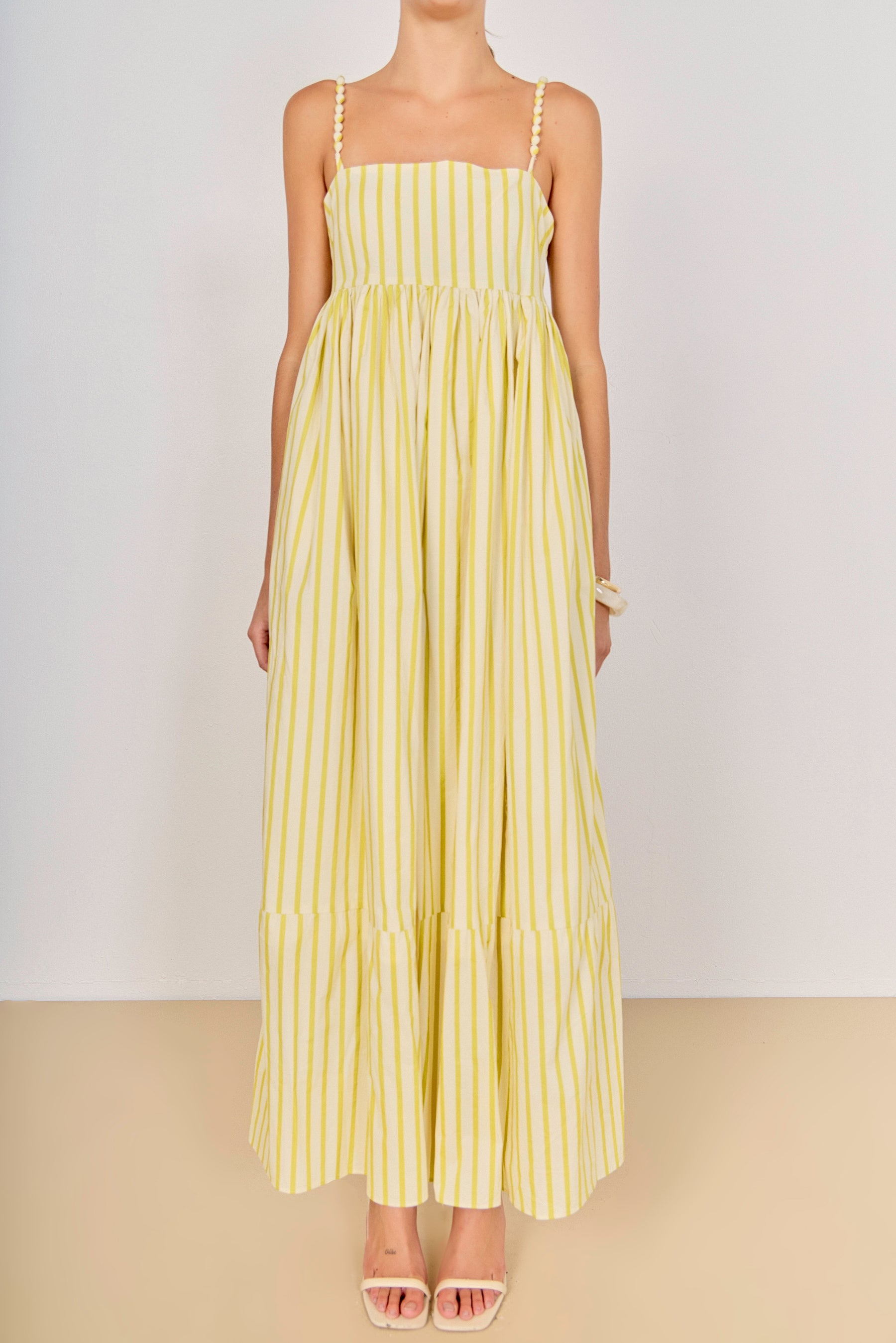 ENGLISH FACTORY - Striped Maxi Dress - DRESSES available at Objectrare