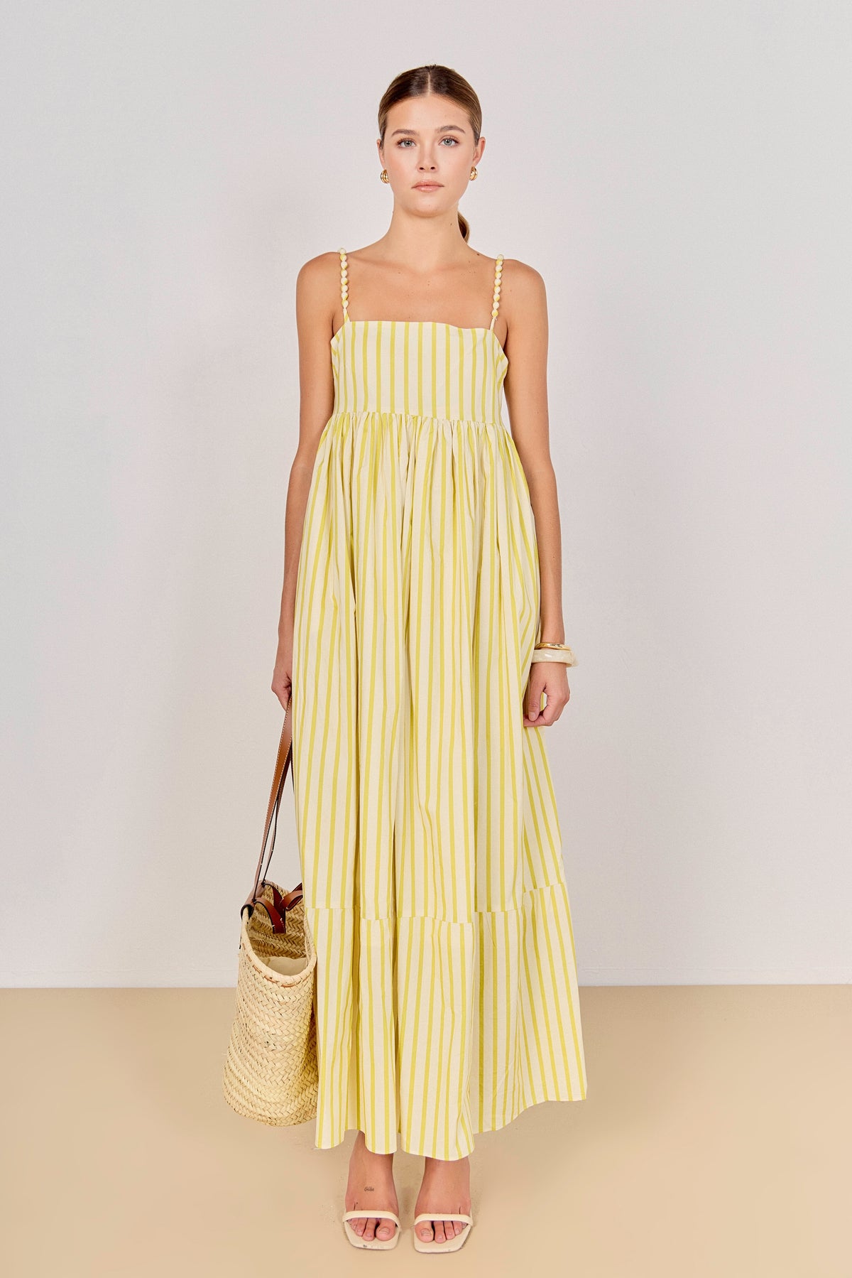 ENGLISH FACTORY - Striped Maxi Dress - DRESSES available at Objectrare