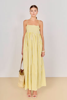 ENGLISH FACTORY - Striped Maxi Dress - DRESSES available at Objectrare