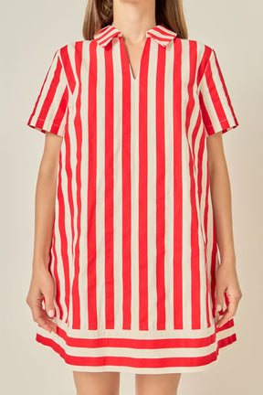 Coastal Stripe Mini Dress
