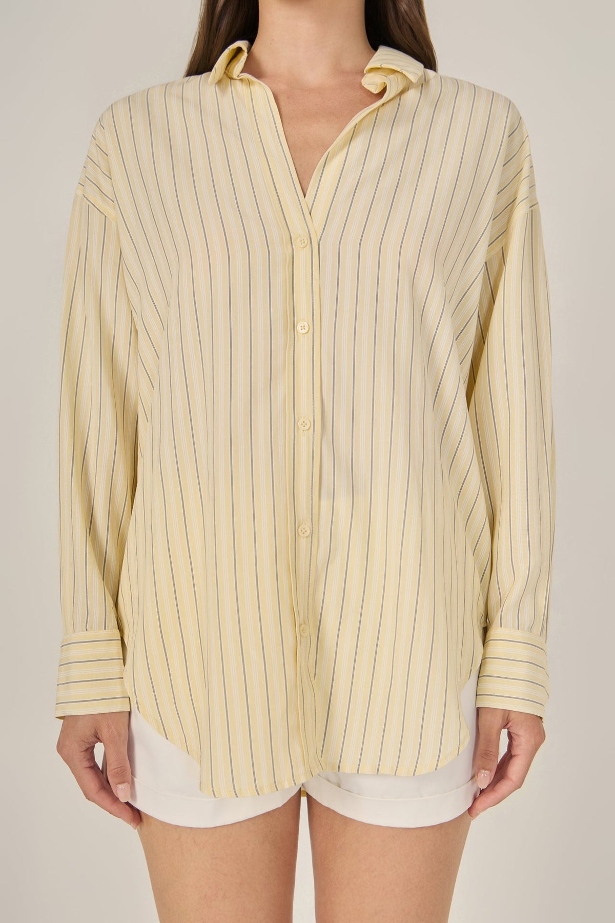 Tape Stripe Poplin Shirt