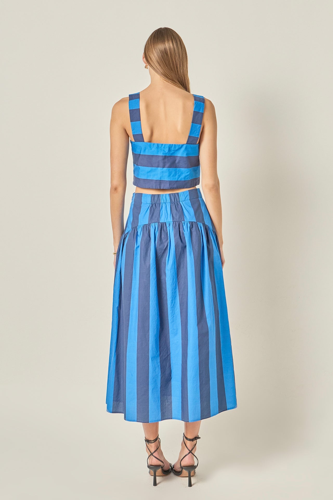 ENGLISH FACTORY - Bold Stripe Crop Top - TOPS available at Objectrare