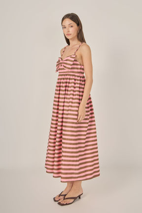 Striped Midi Dress