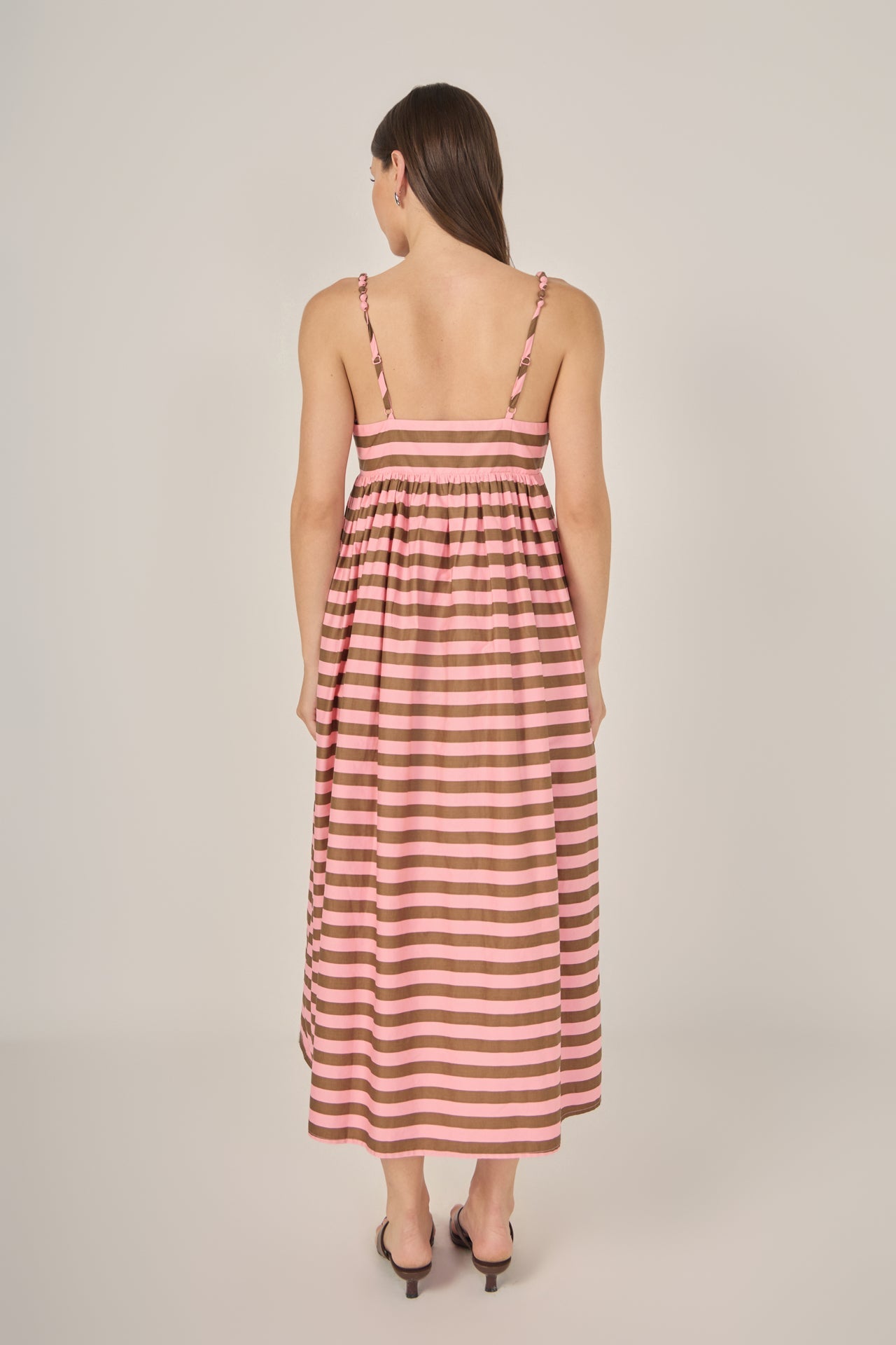 Striped Midi Dress