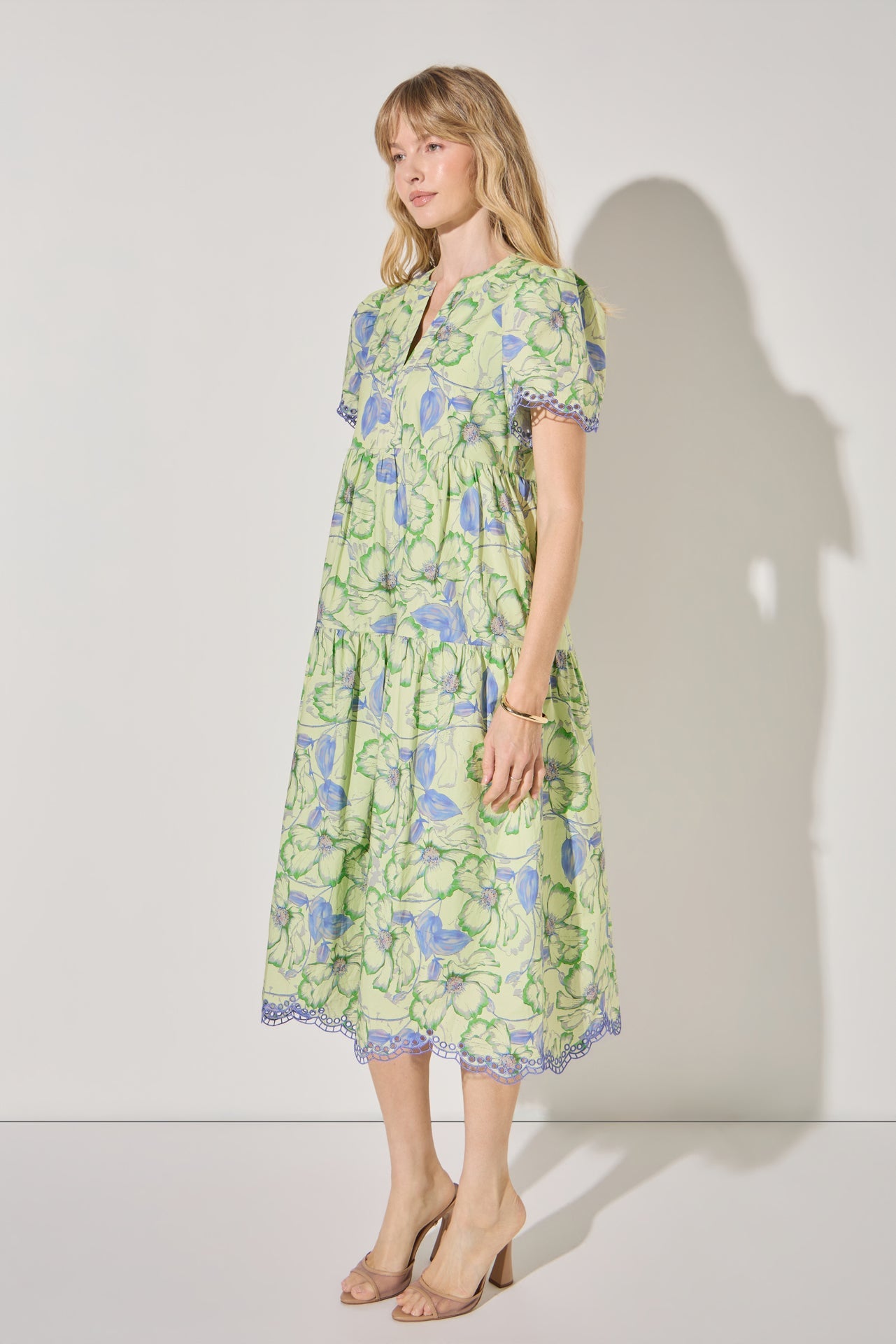 LA'VEN - Printed Easy Midi Dress - DRESSES available at Objectrare