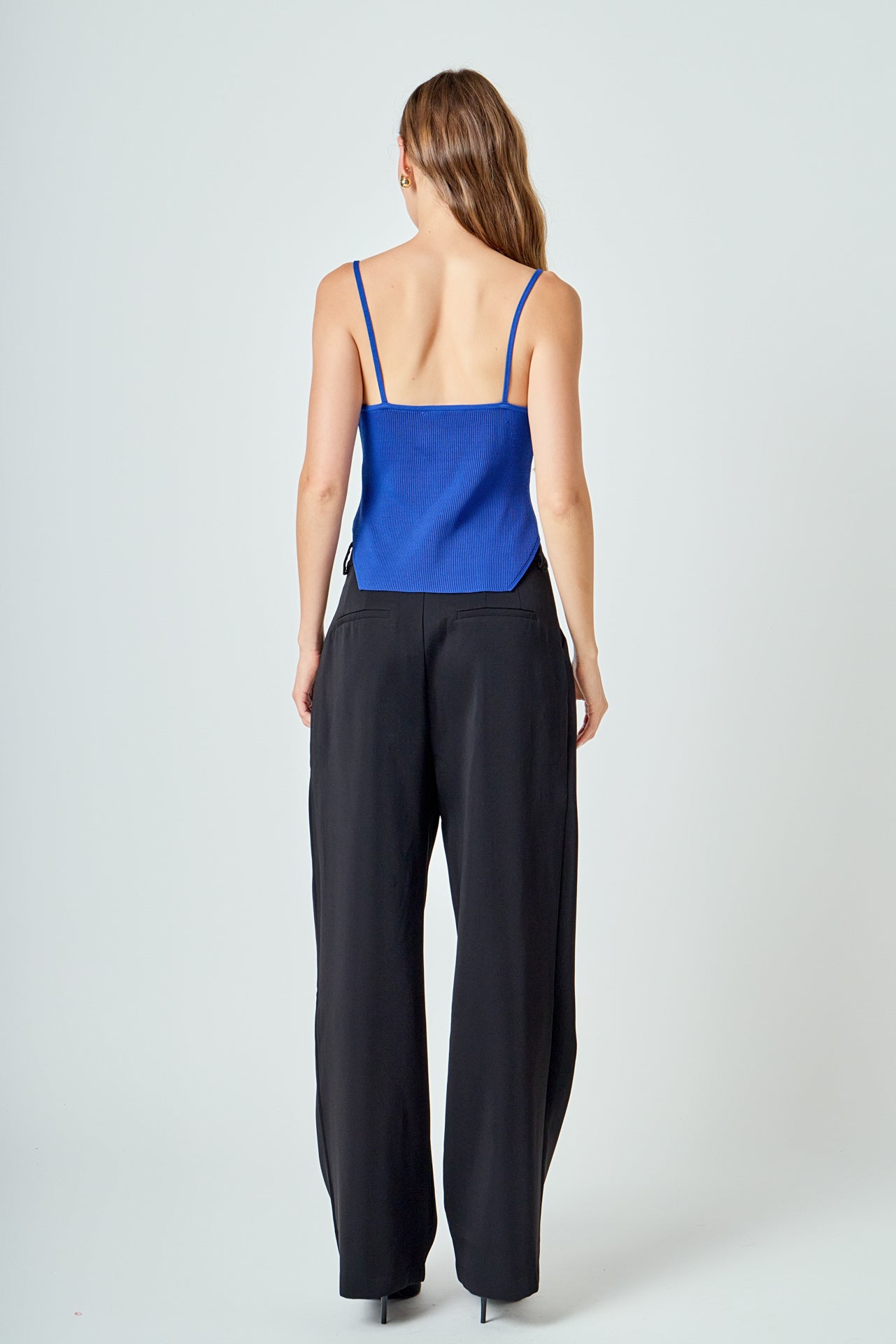 ENDLESS ROSE - Elevated Corset Knit Cami - CAMI TOPS & TANK available at Objectrare