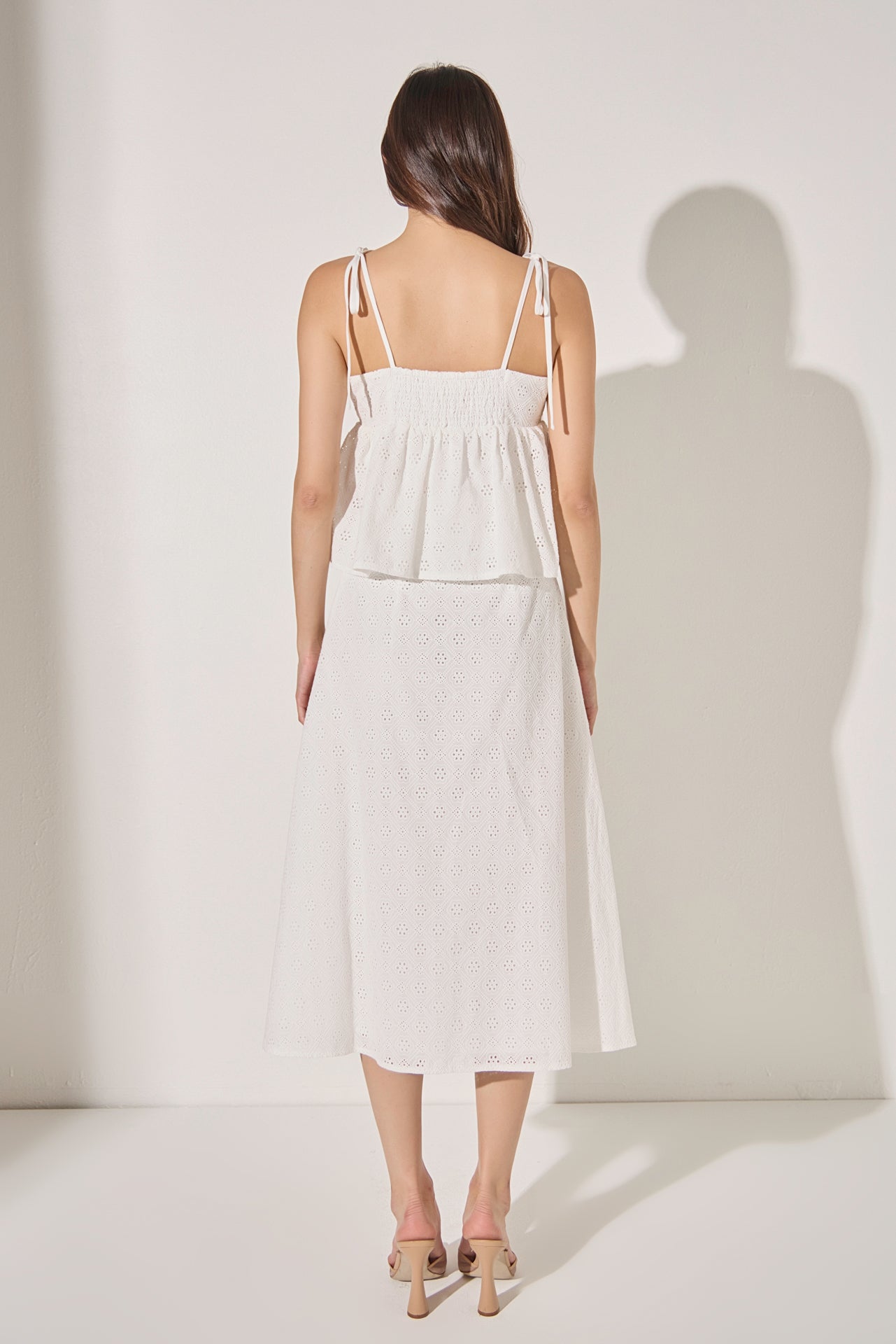 LA'VEN - Eyelet Buttoned Top - TOPS available at Objectrare
