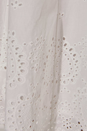 Eyelet Midi Dress
