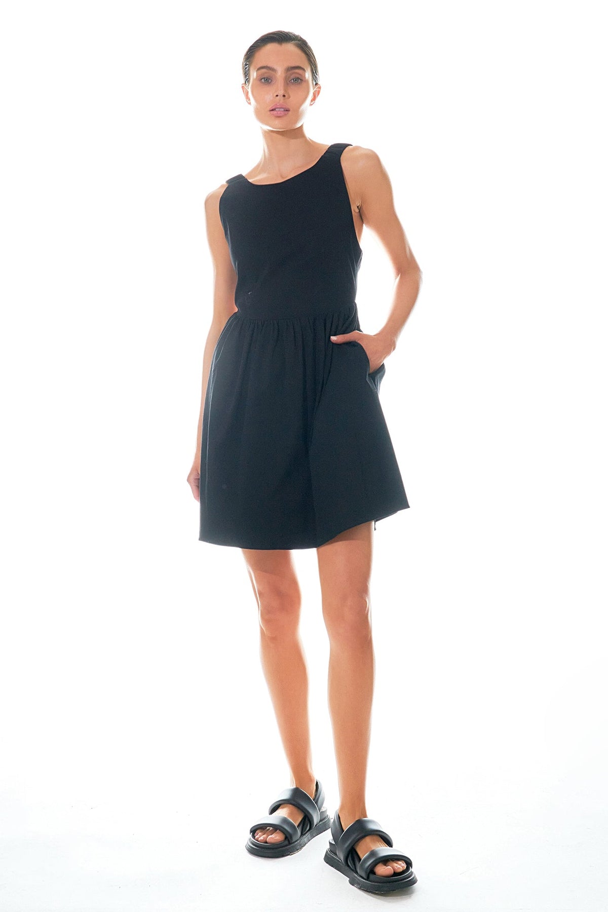 GREY LAB - Open Elastic Back Mini - DRESSES available at Objectrare