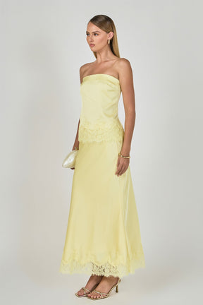 ENDLESS ROSE - Strapless lace Top - TOPS available at Objectrare
