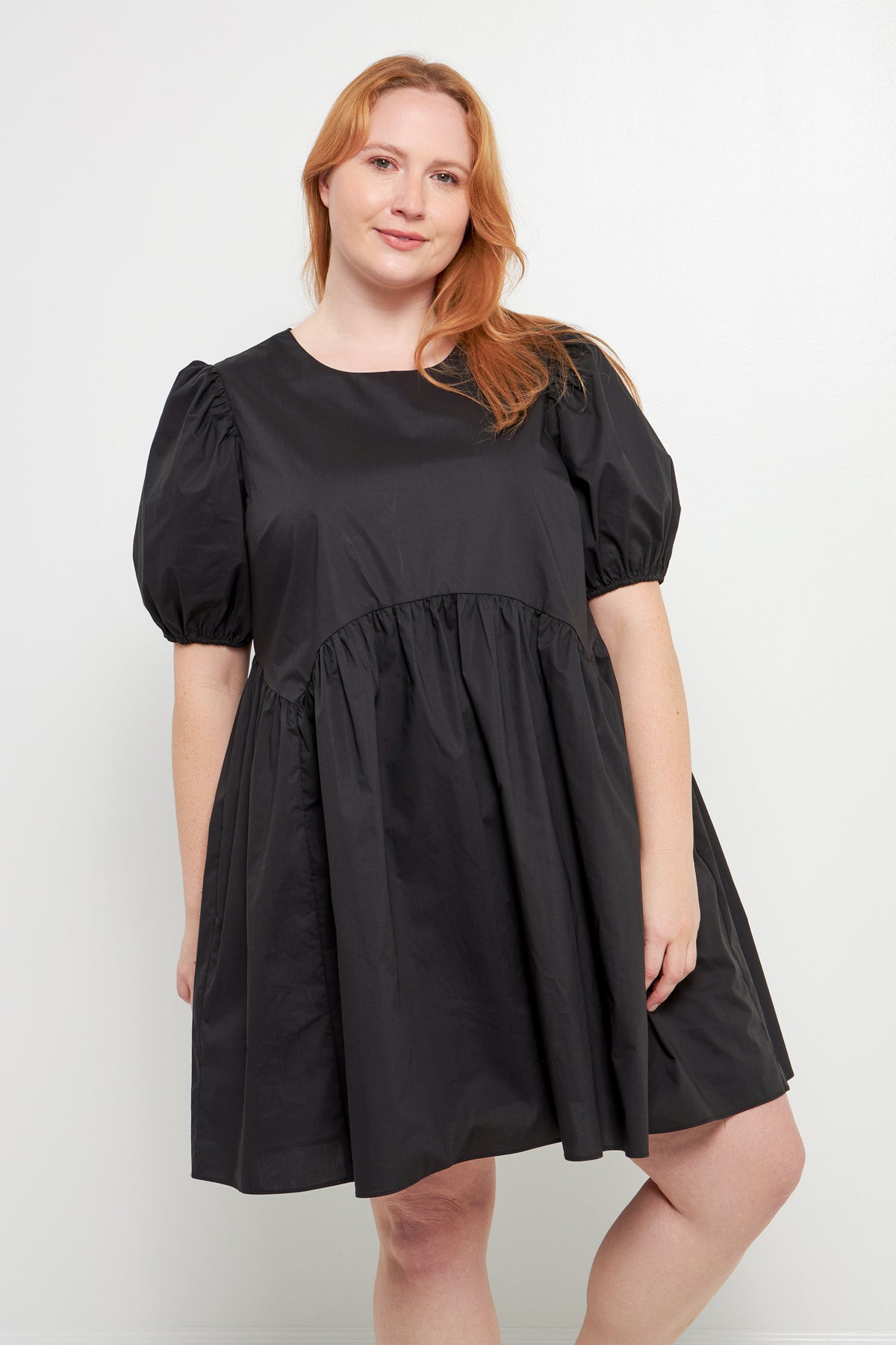 ENGLISH FACTORY - Asymmetrical Baby Doll Mini With Back Spaghetti Ties - DRESSES available at Objectrare