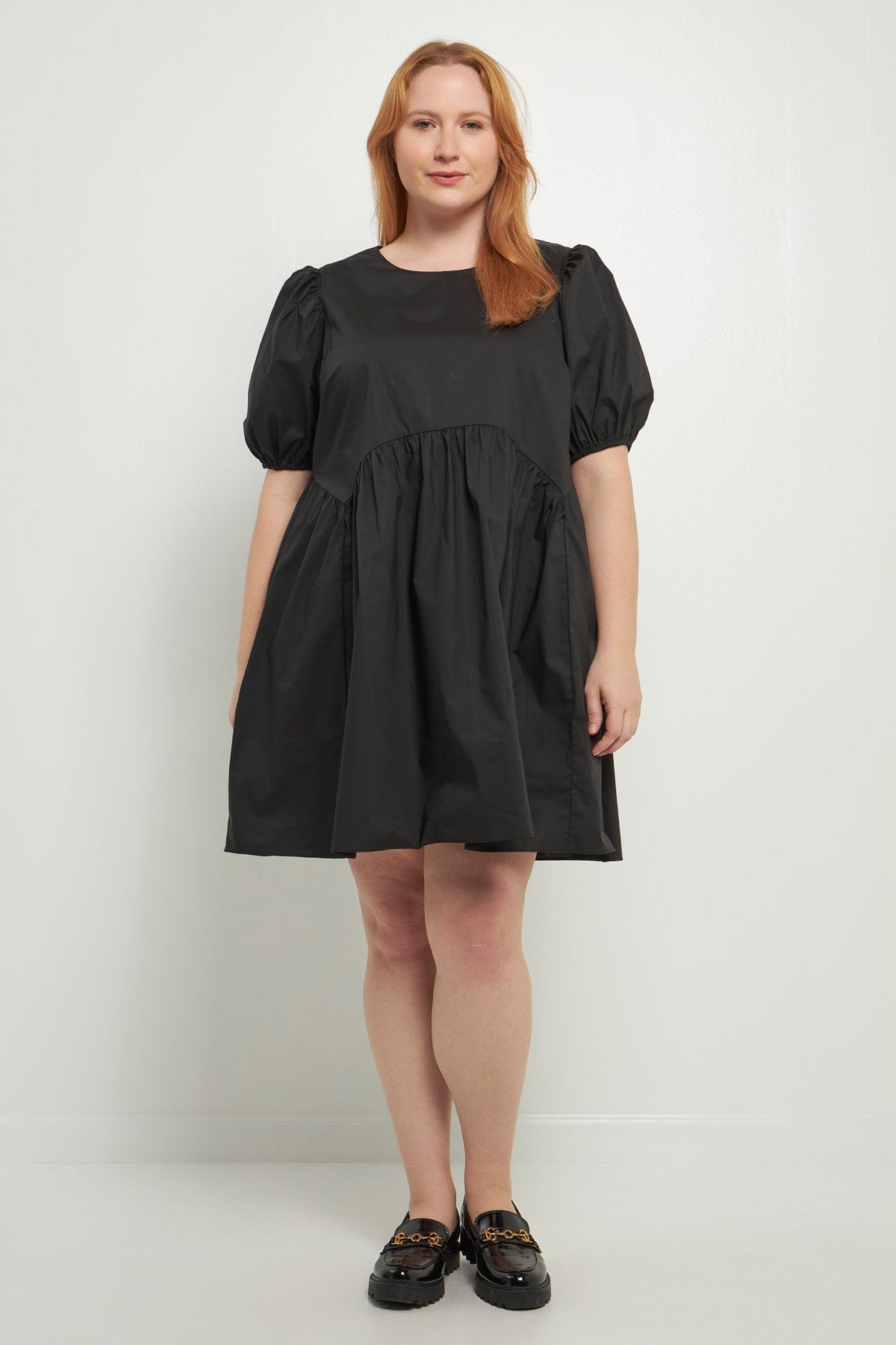 ENGLISH FACTORY - Asymmetrical Baby doll Mini with Back Spaghetti Tie- Sold Out - DRESSES available at Objectrare