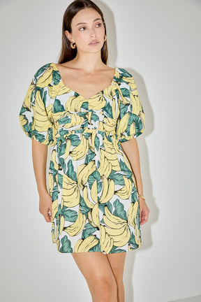 LA'VEN - Printed Mini Dress - DRESSES available at Objectrare
