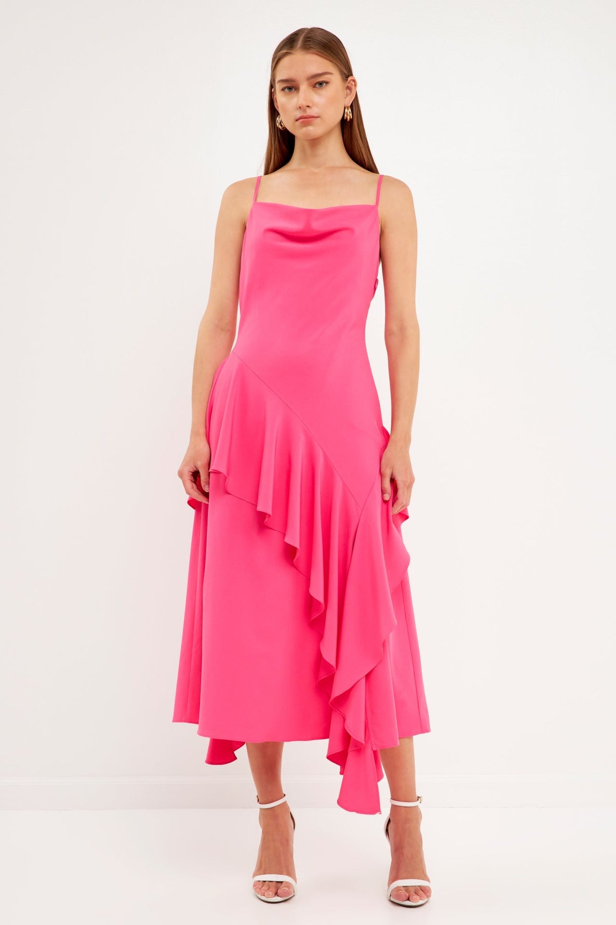 ENDLESS ROSE - Waterfall Maxi Dress - DRESSES available at Objectrare