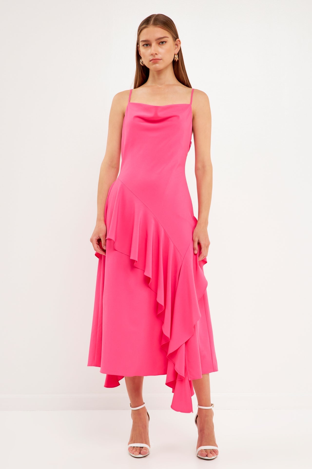 ENDLESS ROSE - Endless Rose - Waterfall Maxi Dress - DRESSES available at Objectrare