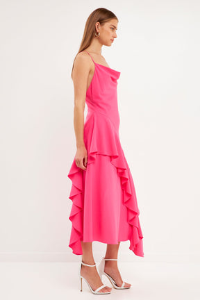 ENDLESS ROSE - Endless Rose - Waterfall Maxi Dress - DRESSES available at Objectrare