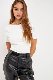 GREY LAB - Scoop Back Bodysuit - BODYSUIT available at Objectrare