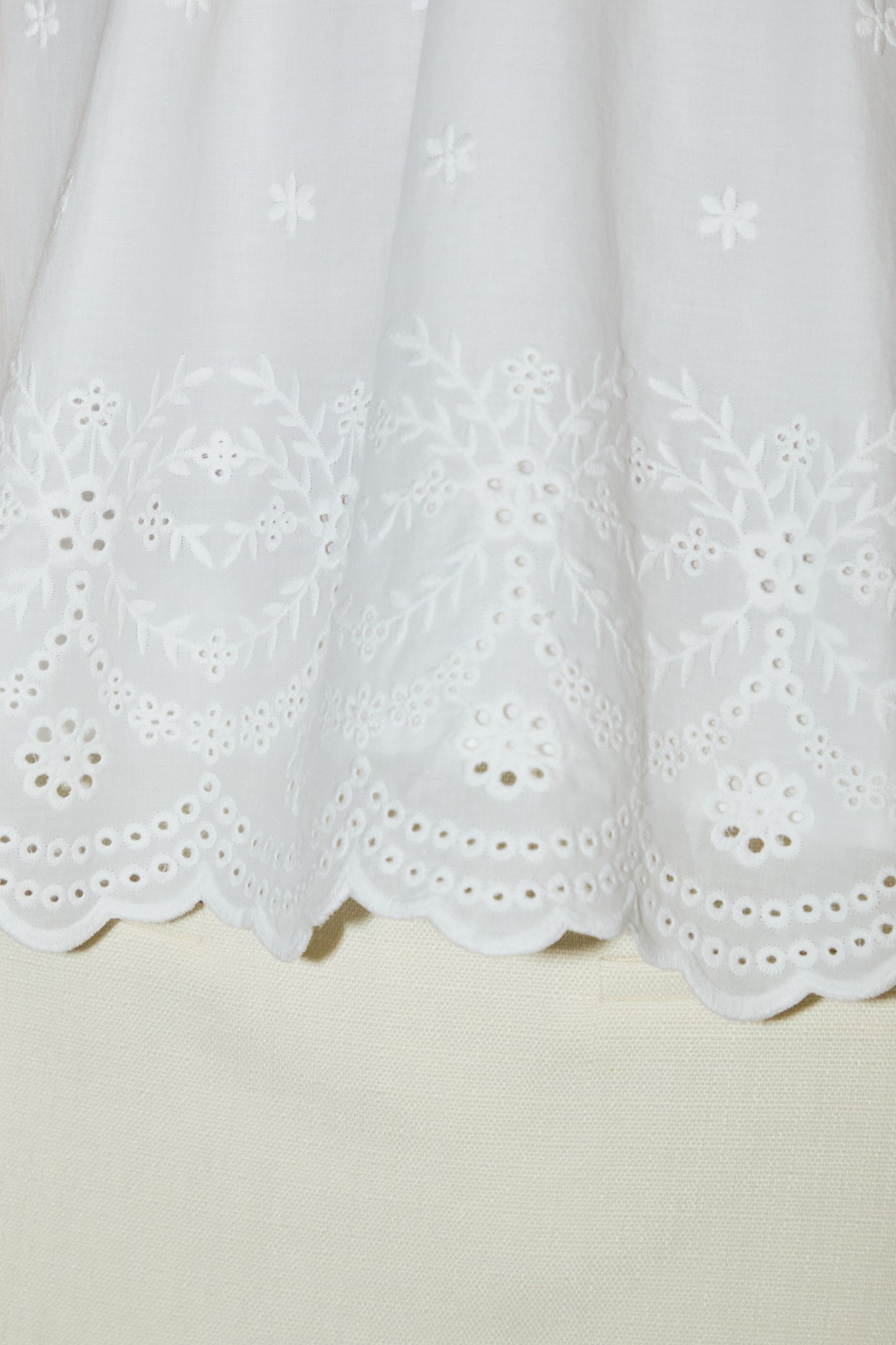 LA'VEN - Puff Sleeve Embroidered Top - TOPS available at Objectrare