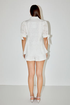 LA'VEN - Embroidered Long Sleeve Top - TOPS available at Objectrare