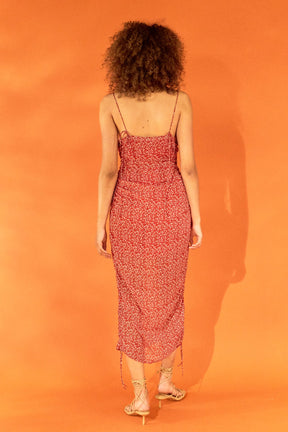ENDLESS ROSE - Floral Double Spaghetti Tie Mini Slip - DRESSES available at Objectrare