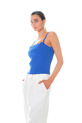 GREY LAB - Classic Rib Knit Everyday Tank - CAMI TOPS & TANK available at Objectrare