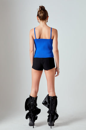 GREY LAB - Classic Rib Knit Everyday Tank - CAMI TOPS & TANK available at Objectrare