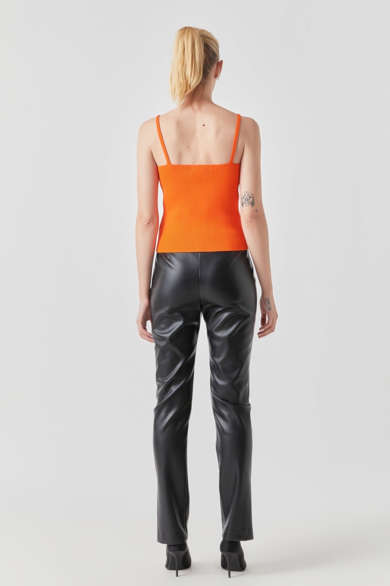 GREY LAB - Classic Rib Knit Everyday Tank - CAMI TOPS & TANK available at Objectrare