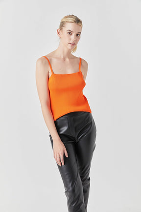 GREY LAB - Classic Rib Knit Everyday Tank - CAMI TOPS & TANK available at Objectrare