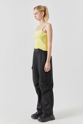 GREY LAB - Classic Rib Knit Everyday Tank - CAMI TOPS & TANK available at Objectrare