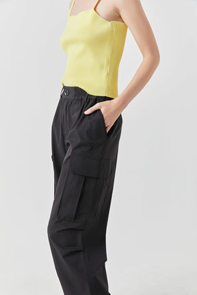 GREY LAB - Classic Rib Knit Everyday Tank - CAMI TOPS & TANK available at Objectrare