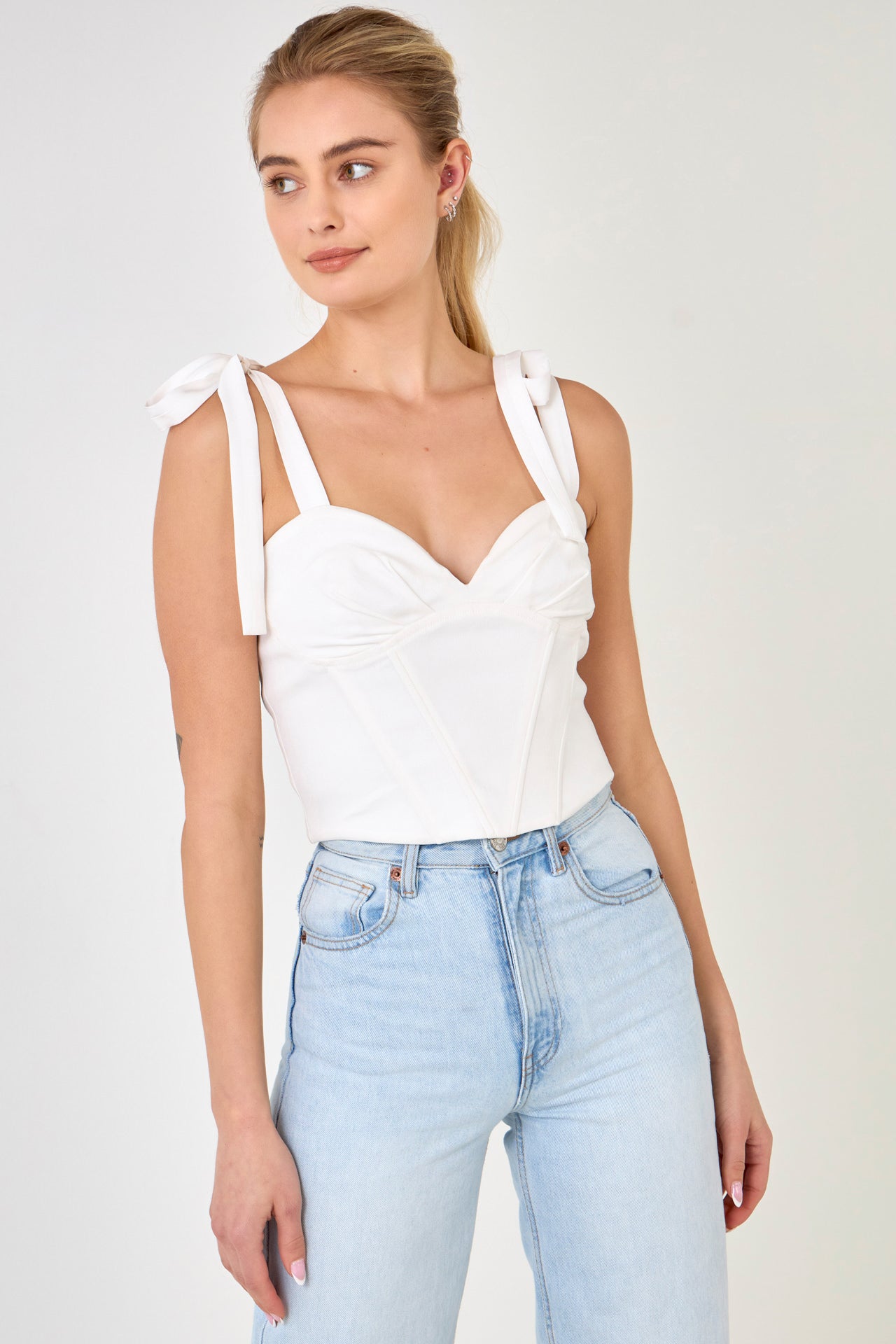 ENDLESS ROSE - Endless Rose - Combo Bustier Top - TOPS available at Objectrare