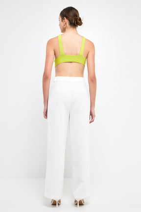 ENDLESS ROSE - Twisted Ribbed Bralette - CAMI TOPS & TANK available at Objectrare