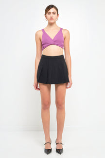 ENDLESS ROSE - Twisted Ribbed Bralette - CAMI TOPS & TANK available at Objectrare