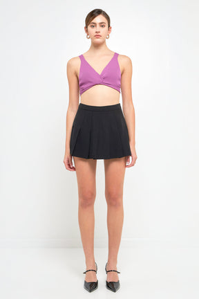 ENDLESS ROSE - Twisted Ribbed Bralette - CAMI TOPS & TANK available at Objectrare
