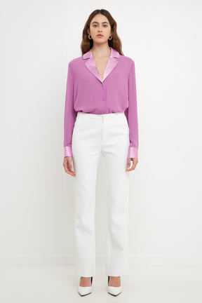 ENDLESS ROSE - Chiffon Shirt - TOPS available at Objectrare
