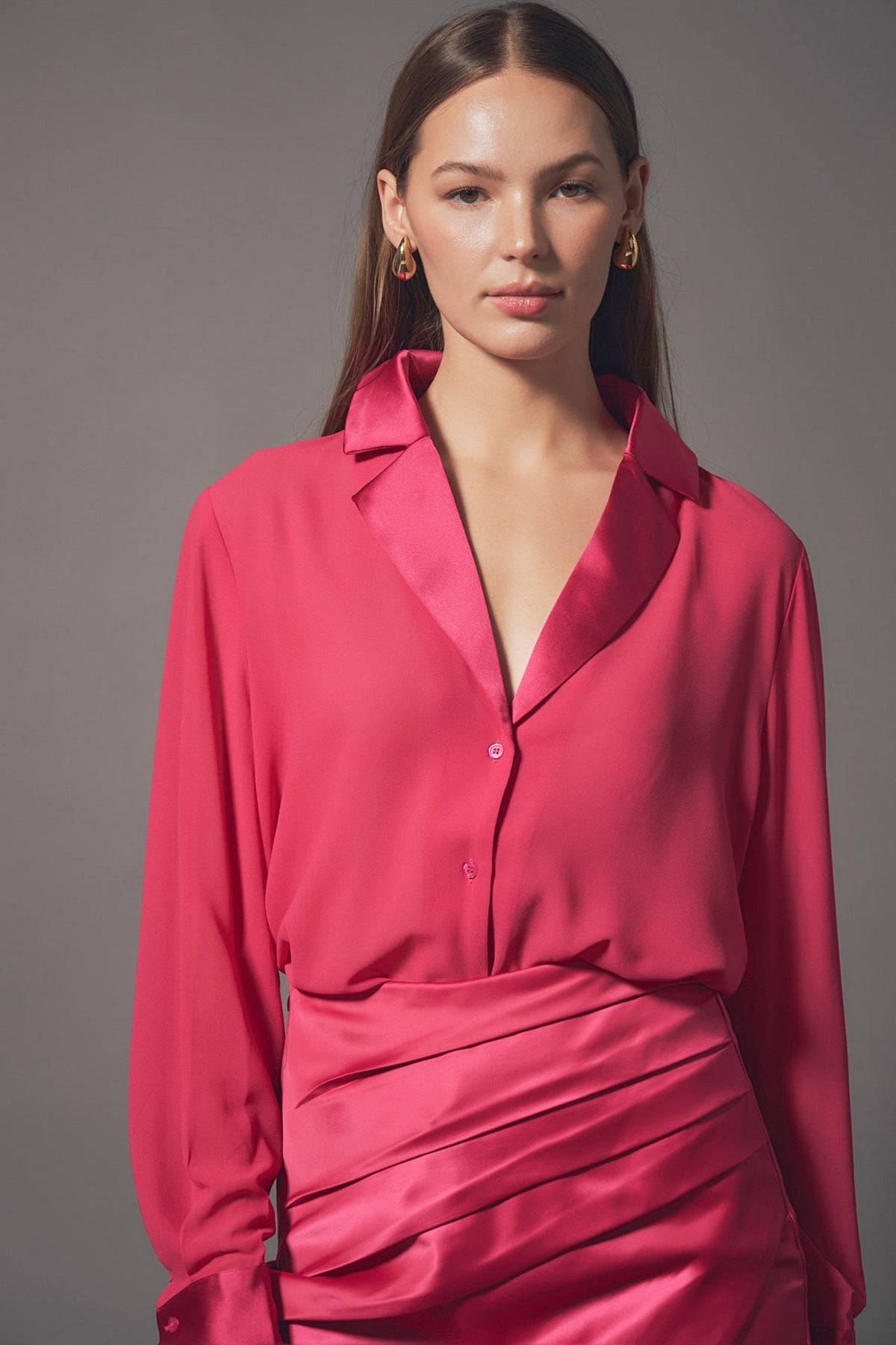ENDLESS ROSE - Chiffon Shirt - TOPS available at Objectrare