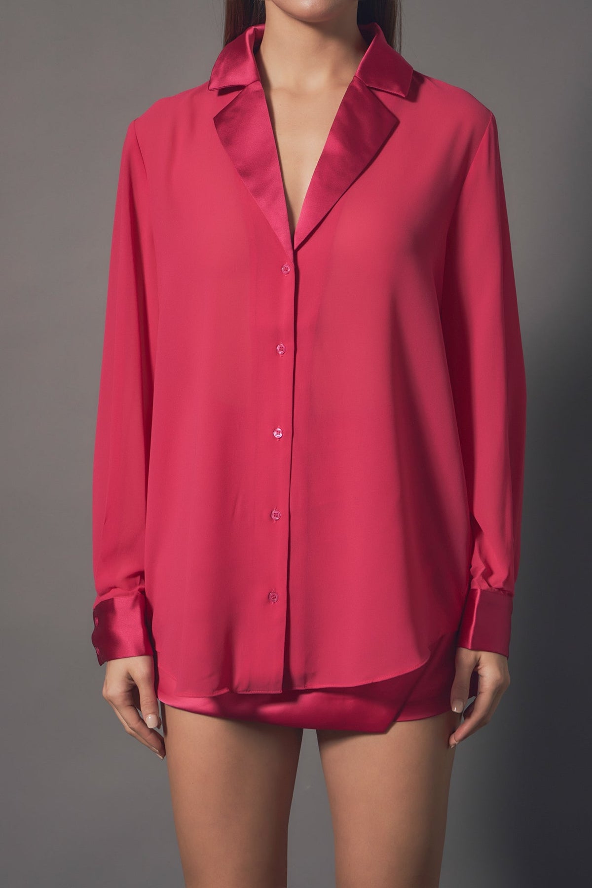 ENDLESS ROSE - Chiffon Shirt - TOPS available at Objectrare