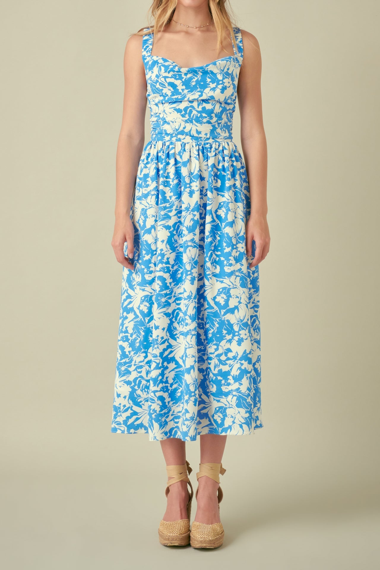 FREE THE ROSES - Floral Cross Back Maxi Dress - DRESSES available at Objectrare