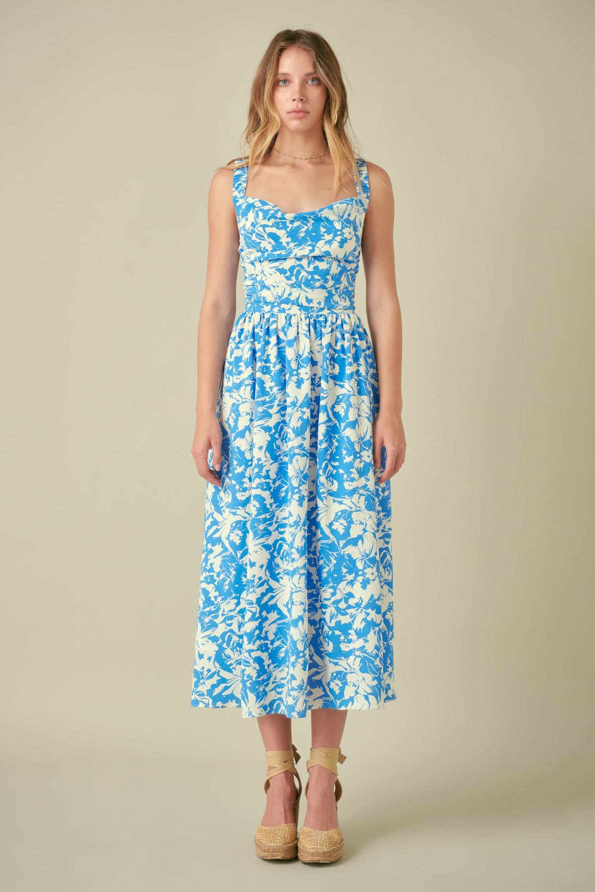 FREE THE ROSES - Floral Cross Back Maxi Dress - DRESSES available at Objectrare